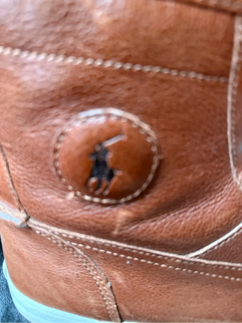 Polo by Ralph Lauren Men’s Chestnut Leather Chukka Boots